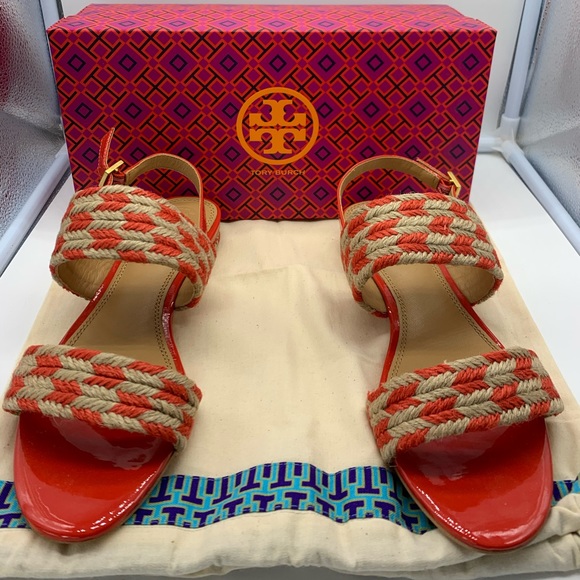 Tory Burch Shoes - TORY BURCH Lola flat sandals Jute style 45872 8M